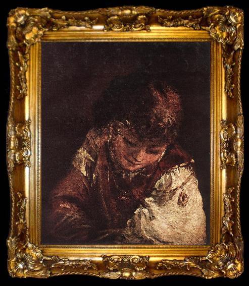 framed  GELDER, Aert de Portrait of a Boy dgh, ta009-2